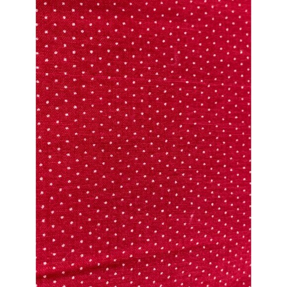 Red Polka Dot Cotton Fabric 1/2 Yards 44" Wide Quilting Sewing - Picture 5 of 10